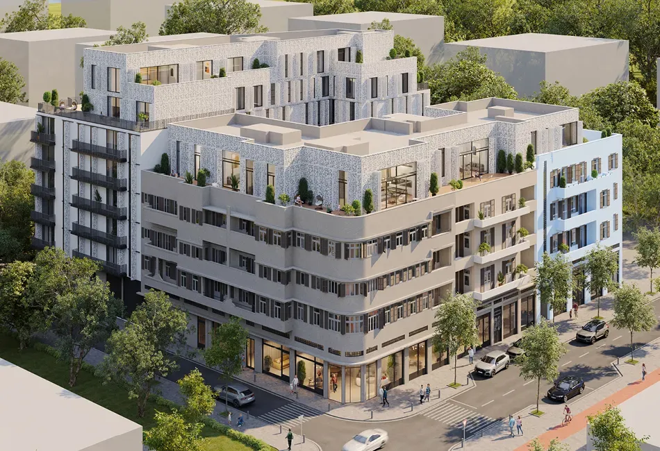 פרויקט חדש באזור תל אביב יפו, חצר אנג'לו