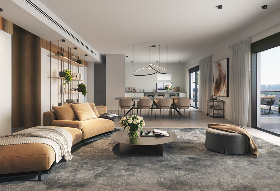 אזורים באגמים מבית Living