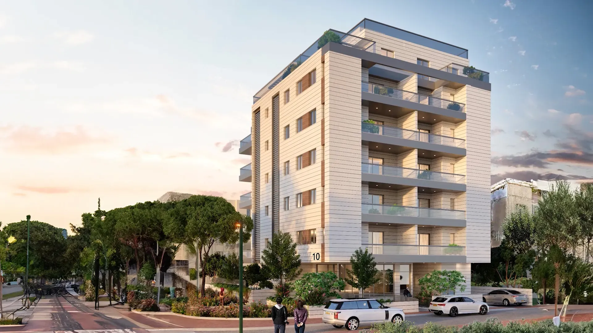 פרויקט חדש באזור חולון, קדמת תרצו 10 אילנות